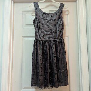 Black and silver dress